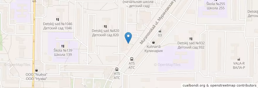 Mapa de ubicacion de Доктор Столетов en Rusia, Distrito Federal Central, Москва, Северо-Восточный Административный Округ, Район Бибирево.