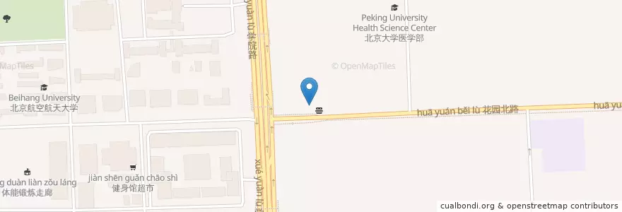 Mapa de ubicacion de 中国工商银行 en China, Beijing, Hebei, 海淀区.