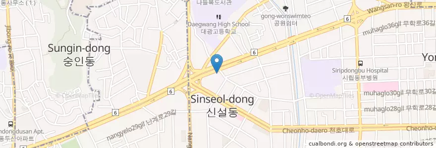 Mapa de ubicacion de 기업은행 en Südkorea, Seoul.