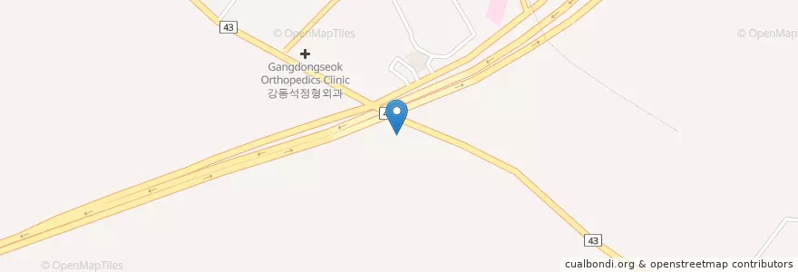 Mapa de ubicacion de 다윗샘교회 en Südkorea, Gyeonggi-Do, 의정부시.