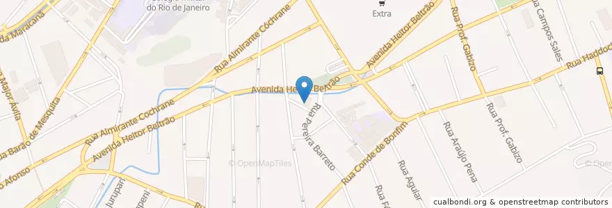 Mapa de ubicacion de Teatro Municipal Ziembinski en 브라질, 남동지방, 리우데자네이루, Região Geográfica Imediata Do Rio De Janeiro, Região Metropolitana Do Rio De Janeiro, Região Geográfica Intermediária Do Rio De Janeiro, 리우데자네이루.