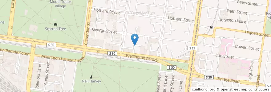 Mapa de ubicacion de Fertility Control Clinic en أستراليا, ولاية فيكتوريا, City Of Yarra, City Of Melbourne.