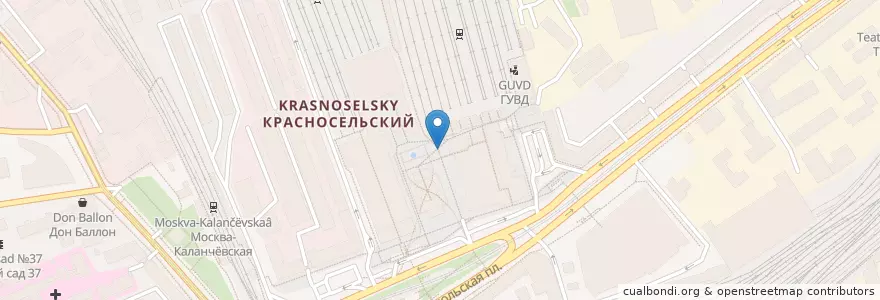 Mapa de ubicacion de WowКофе en Rússia, Distrito Federal Central, Москва, Центральный Административный Округ, Красносельский Район.
