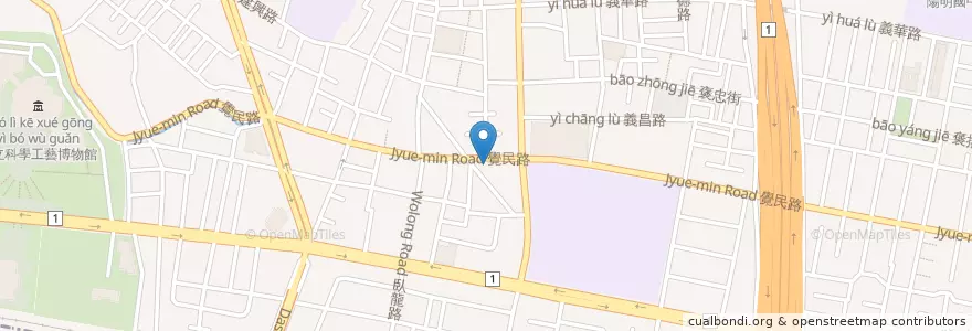 Mapa de ubicacion de 寬逸牙醫 en Tayvan, Kaohsiung, 三民區.