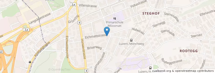 Mapa de ubicacion de Kindergarten Eichmatt en Schweiz/Suisse/Svizzera/Svizra, Luzern, Luzern.