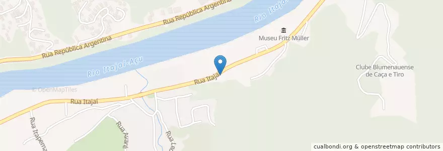 Mapa de ubicacion de Lanchonete e Restaurante Vorstadt en Brasil, Região Sul, Santa Catarina, Região Geográfica Intermediária De Blumenau, Microrregião De Blumenau, Blumenau.