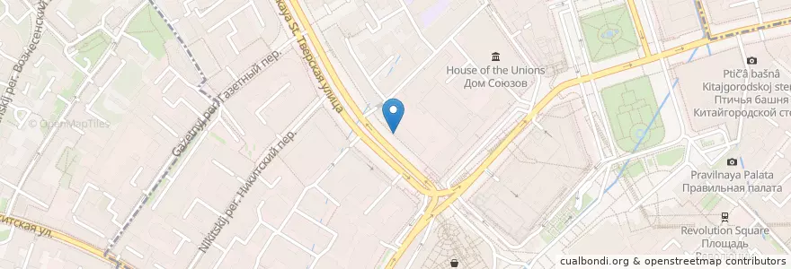 Mapa de ubicacion de Мой Ашан en Russie, District Fédéral Central, Moscou, Центральный Административный Округ, Тверской Район.