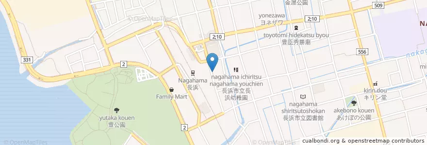 Mapa de ubicacion de スナック メイ en ژاپن, 滋賀県, 長浜市.