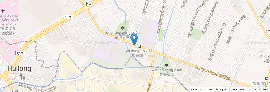 Mapa de ubicacion de 中壢新明牛肉麵 en Taiwan, Nuova Taipei, Distretto Di Xinzhuang.