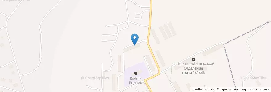 Mapa de ubicacion de Городская библиотека № 8 en 俄罗斯/俄羅斯, Центральный Федеральный Округ, 莫斯科州, Городской Округ Химки.