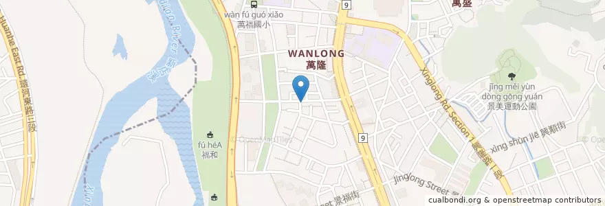 Mapa de ubicacion de 麥味登 en Taiwan, 新北市, Taipei, 文山區.