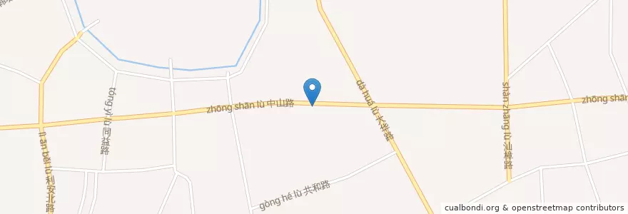 Mapa de ubicacion de 中国银行 en 中国, 广东省, 汕头市, 金平区, 大华街道.
