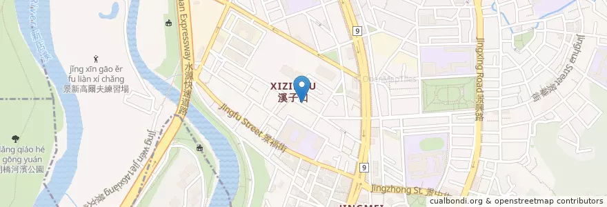 Mapa de ubicacion de 小吃店 en تايوان, تايبيه الجديدة, تايبيه, 文山區.