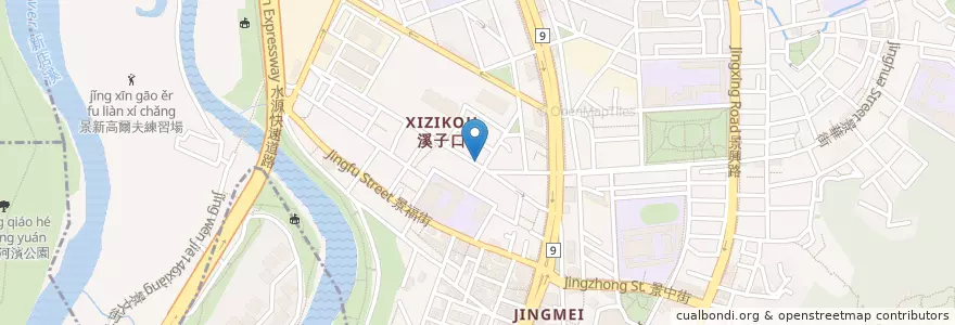 Mapa de ubicacion de 巧佩東方美 en Taiwan, 新北市, Taipei, 文山區.