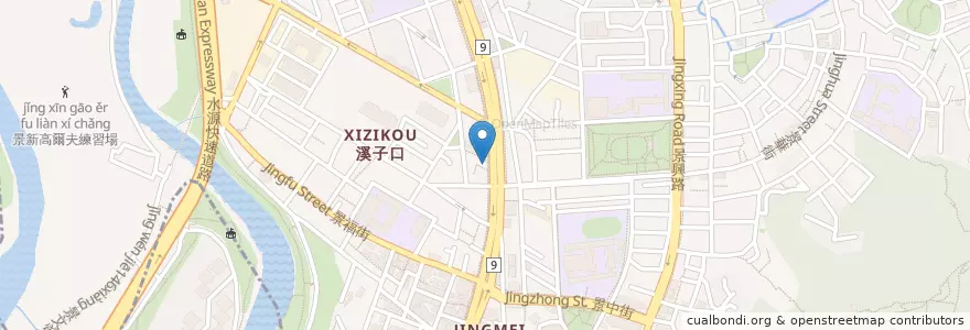 Mapa de ubicacion de 咾三涮涮鍋 en 타이완, 신베이 시, 타이베이시, 원산 구.