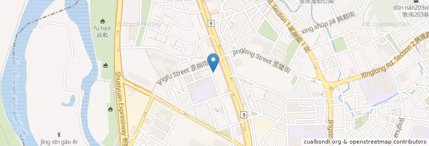 Mapa de ubicacion de 大腸麵線 en 臺灣, 新北市, 臺北市, 文山區.