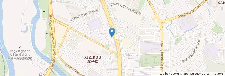 Mapa de ubicacion de 小涼夏食堂 en 台湾, 新北市, 台北市, 文山区.