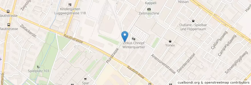 Mapa de ubicacion de F+F Schule für Kunst und Design en Switzerland, Zurich, District Zurich, Zurich.