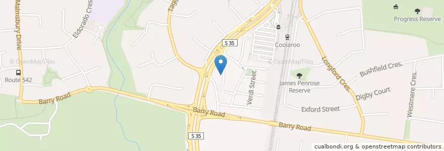Mapa de ubicacion de 7-Eleven en オーストラリア, ビクトリア, City Of Hume.