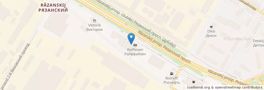 Mapa de ubicacion de Take and Wake en Rusland, Centraal Federaal District, Moskou, Юго-Восточный Административный Округ, Рязанский Район.