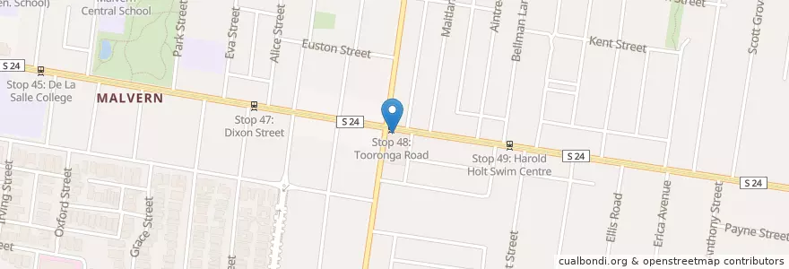 Mapa de ubicacion de Good Times en 澳大利亚, 维多利亚州, City Of Stonnington.