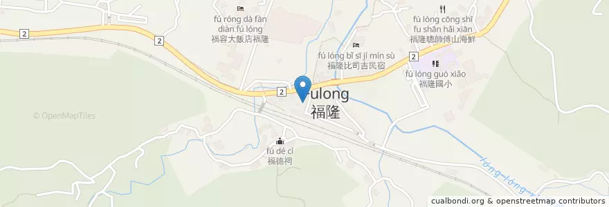 Mapa de ubicacion de 阿芳石花凍 en Taiwan, 新北市, 貢寮區.