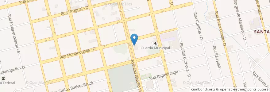 Mapa de ubicacion de Clinica de Olhos Delso Bonfante en البَرَازِيل, المنطقة الجنوبية, سانتا كاتارينا, Região Geográfica Intermediária De Chapecó, Microrregião De Chapecó, Chapecó.