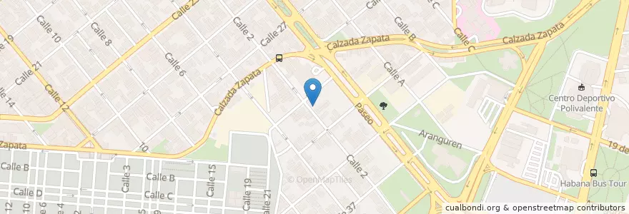 Mapa de ubicacion de La Gamelys en 쿠바, La Habana, Plaza De La Revolución.