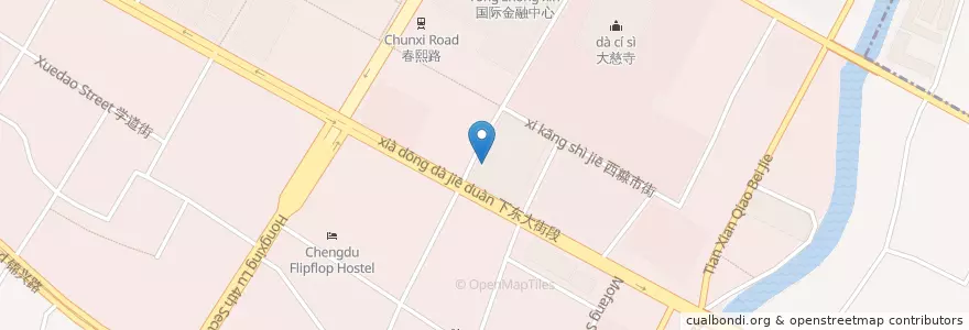 Mapa de ubicacion de Consulate General of the Czech Republic en China, Sujuão, 成都市, 锦江区 (Jinjiang), 合江亭街道 / Hejiangting.