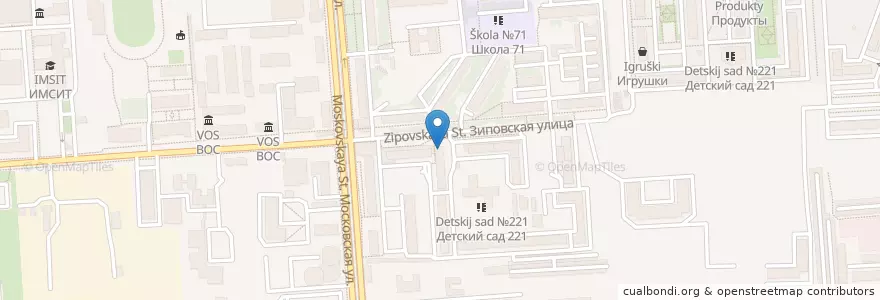 Mapa de ubicacion de Детский центр "Перспектива" en Rússia, Distrito Federal Do Sul, Krai De Krasnodar, Городской Округ Краснодар.