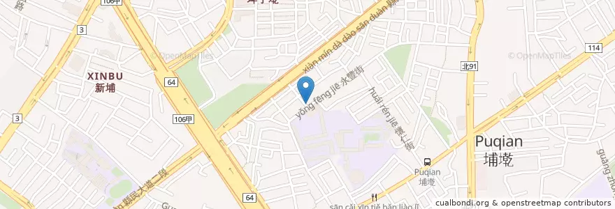 Mapa de ubicacion de 萬佳鄉 en 臺灣, 新北市, 板橋區.