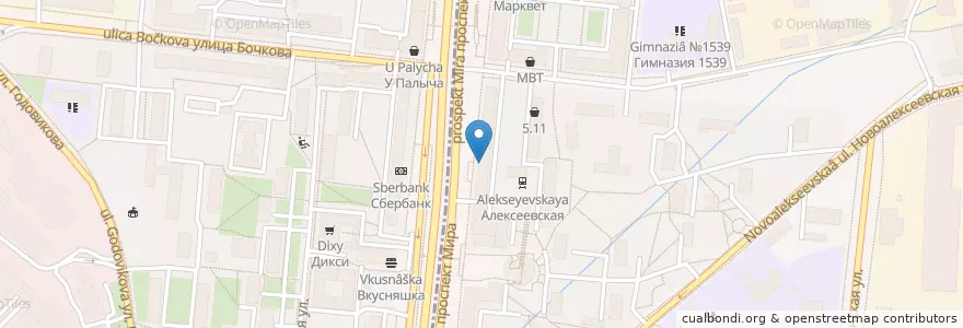Mapa de ubicacion de Craft Domination en Rusland, Centraal Federaal District, Moskou, Северо-Восточный Административный Округ, Останкинский Район.
