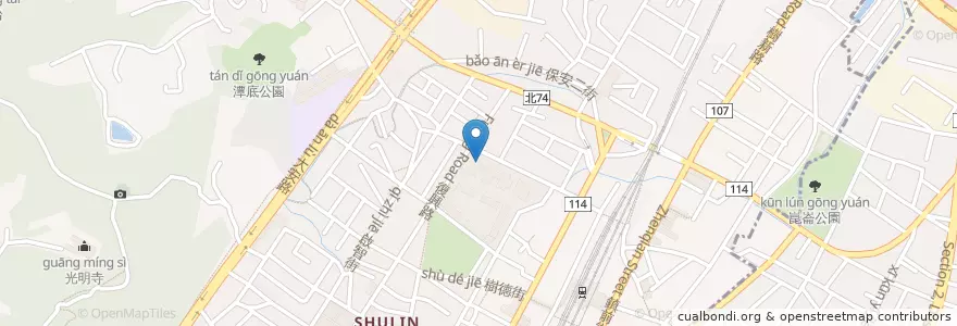 Mapa de ubicacion de 瀨戶一番 en Taiwan, Nuova Taipei, Distretto Di Shulin.