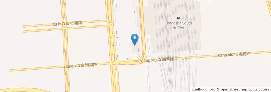 Mapa de ubicacion de 长沙黎托高速汽车站 en 中国, 湖南省, 长沙市 / Changsha, 雨花区.