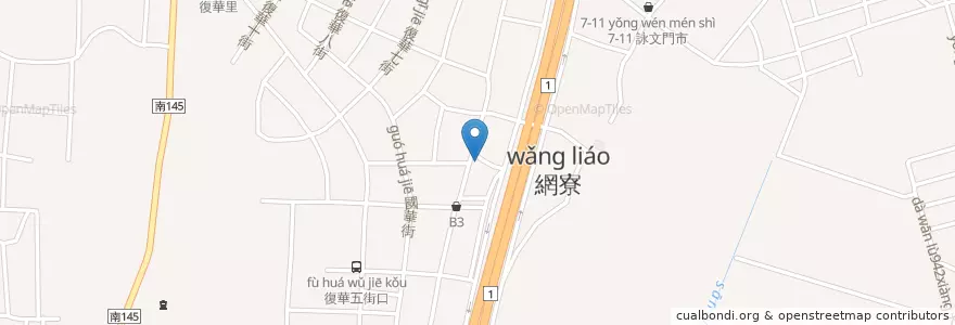 Mapa de ubicacion de 至善牙醫診所 en Taiwan, Tainan, Yongkang District.