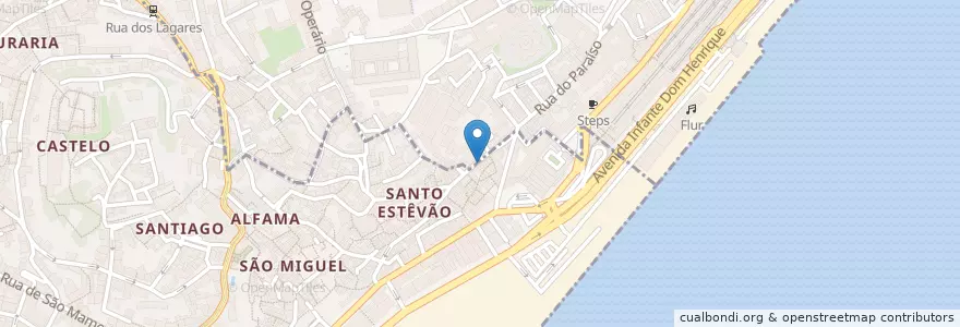 Mapa de ubicacion de Bela en Portogallo, Lisbona, Grande Lisboa, Lisbona, Santa Maria Maior.