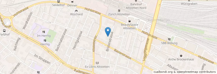 Mapa de ubicacion de RoyalRolfing & RoyalReflex en Швейцария, Цюрих, Bezirk Zürich, Цюрих.