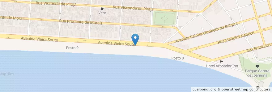 Mapa de ubicacion de Cat's en Brezilya, Güneydoğu Bölgesi, Rio De Janeiro, Região Metropolitana Do Rio De Janeiro, Região Geográfica Imediata Do Rio De Janeiro, Região Geográfica Intermediária Do Rio De Janeiro, Rio De Janeiro.