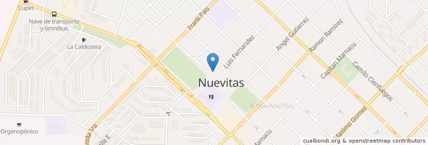 Mapa de ubicacion de Fuente La Plaza en Cuba, Camagüey, Nuevitas, Ciudad De Nuevitas, Ciudad De Nuevitas.