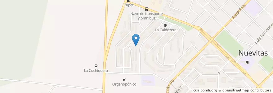 Mapa de ubicacion de Ponchera en كوبا, Camagüey, Nuevitas, Ciudad De Nuevitas, Ciudad De Nuevitas.