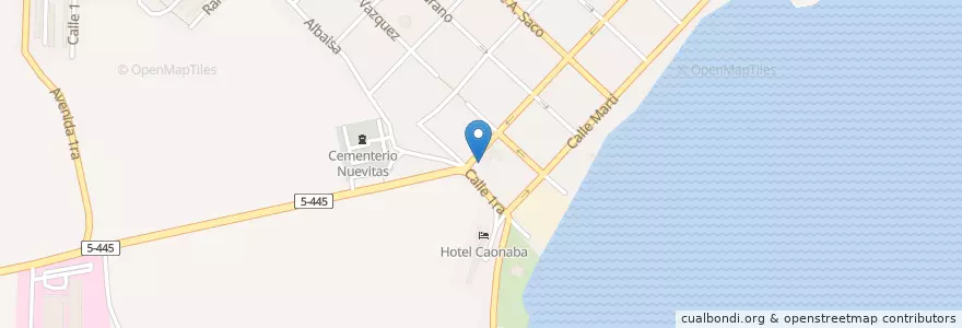 Mapa de ubicacion de El Rápido en كوبا, Camagüey, Nuevitas, Ciudad De Nuevitas, Ciudad De Nuevitas.