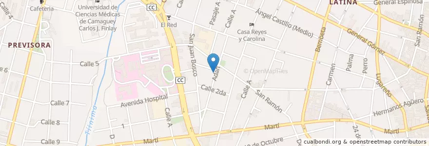 Mapa de ubicacion de Consultorio # 24 en کوبا, Camagüey, Camagüey, Ciudad De Camagüey.
