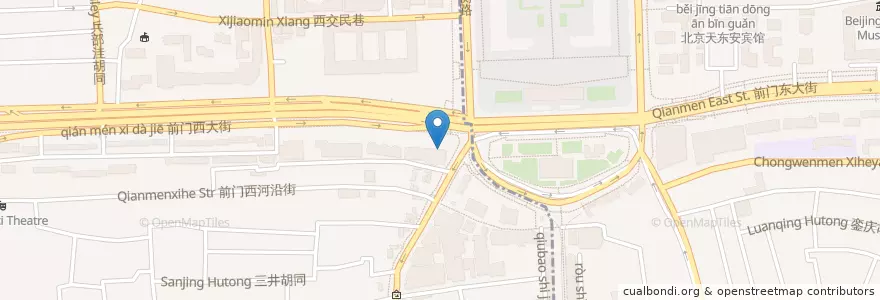 Mapa de ubicacion de 必胜客 en China, Beijing, Hebei, 西城区.