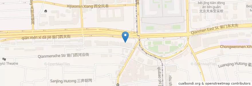 Mapa de ubicacion de 肯德基 en China, Beijing, Hebei, 西城区.