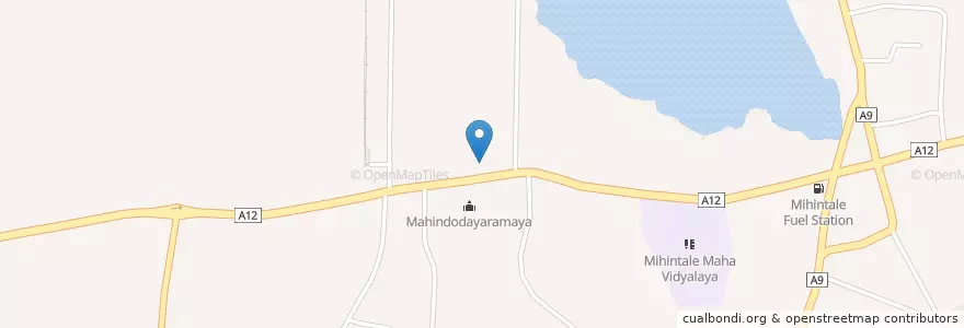 Mapa de ubicacion de Rajarata University of Sri Lanka en Sri Lanka, උතුරු මැද පළාත, අනුරාධපුර දිස්ත්‍රික්කය.