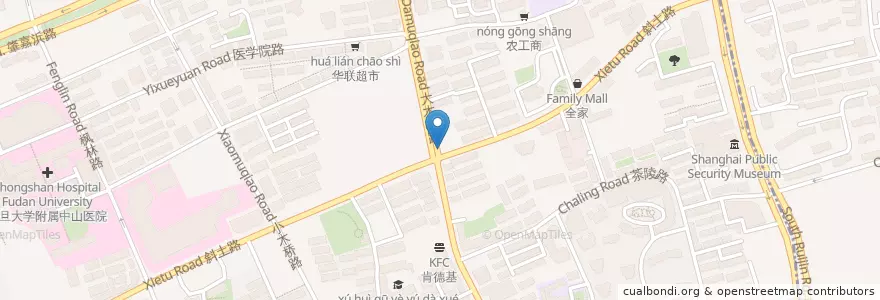 Mapa de ubicacion de 振鼎鸡 en 中国, 上海市, 徐汇区.