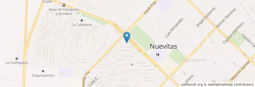 Mapa de ubicacion de Teatro al Aire Libre 🎭 en Küba, Camagüey, Nuevitas, Ciudad De Nuevitas, Ciudad De Nuevitas.