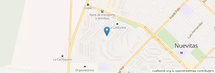 Mapa de ubicacion de Guarapera en キューバ, Camagüey, Nuevitas, Ciudad De Nuevitas, Ciudad De Nuevitas.