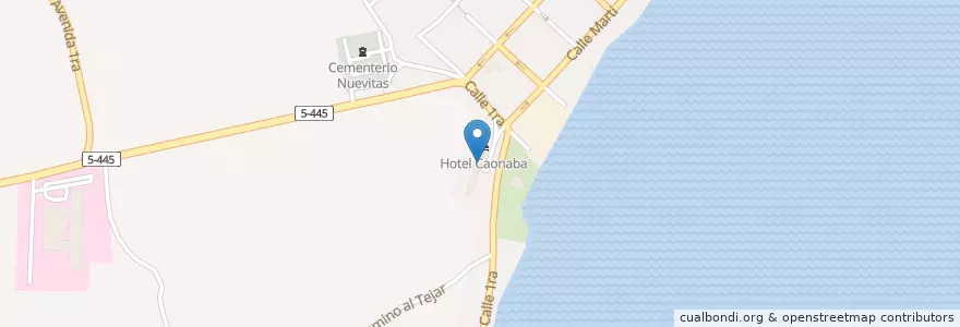 Mapa de ubicacion de Restaurante 🍽 en キューバ, Camagüey, Nuevitas, Ciudad De Nuevitas, Ciudad De Nuevitas.