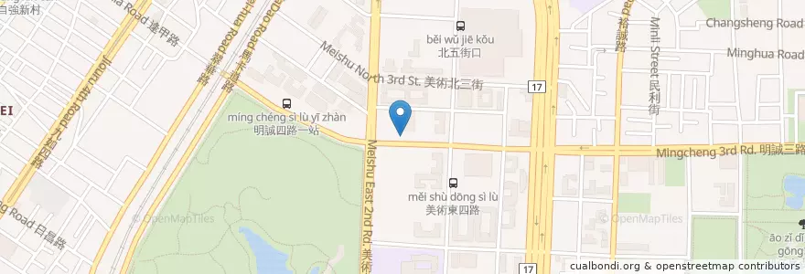 Mapa de ubicacion de 凱基銀行 en Tayvan, Kaohsiung, 鼓山區.